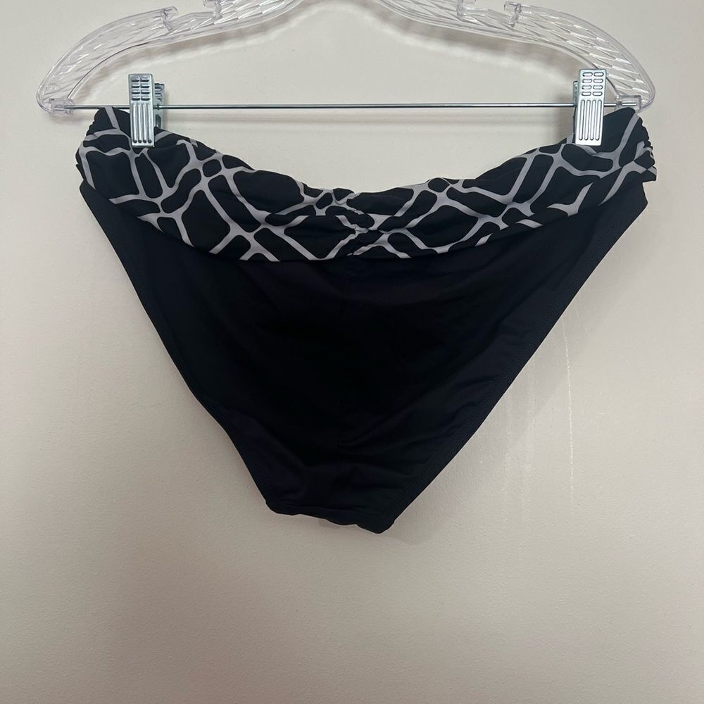 La Blanca Black and White Bikini Bottom